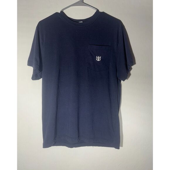 Royal Caribbean International T-Shirt Men’s Large Navy Blue Logo Pocket Tee - Picture 1 of 6